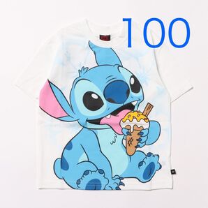 ベビードール ディズニー スティッチ アイス スプレーペイント Tシャツ