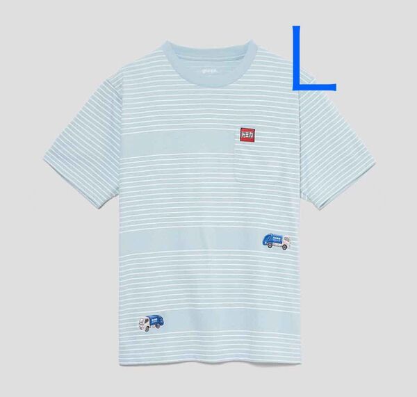 グラニフ トミカ 清掃車 Tシャツ L
