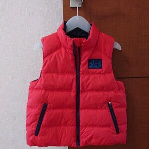 ★美品★BeBe タウン ベスト 赤 120cm★