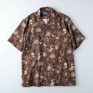 ★新品★REYN SPOONER クラシックアロハシャツ ブラウン/M