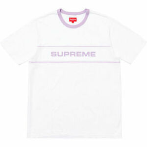 【新品】Supreme Team Ringer Tee COLOR/STYLE：White SIZE：Medium