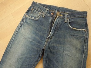 c249* сделано в Японии Edwin 505X красный уголок Vintage модель *W30 б/у обработка джинсы * Denim брюки быстрое решение *