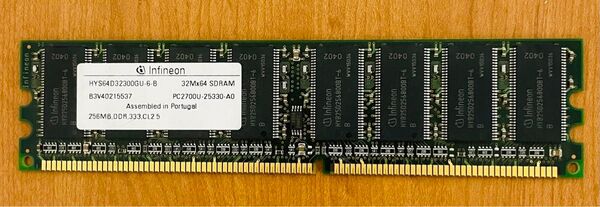 送料込み★PC2700 DDR333MHz 256MB CL2.5 184pin nonECC