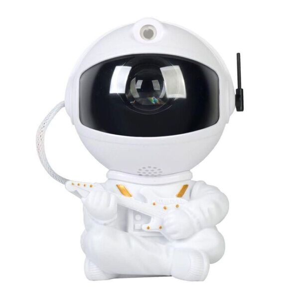 1点限定 星空プロジェクター ポータブル 素敵 充電式 LED 角度調節可 光ギフト 投影機機器ホワイトギター ホワイト 子供用