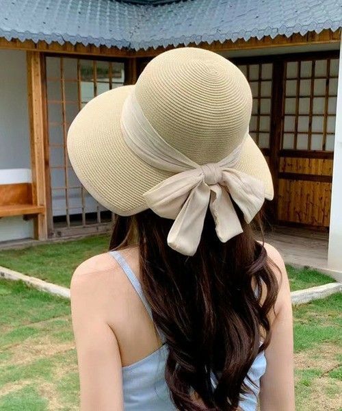 aimoha アイモハ 麦わら帽子リボン付き麦わら帽子! ストローハット 完売商品!!