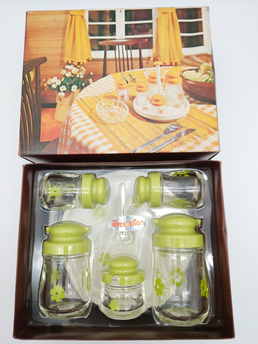 希少】昭和レトロ 当時物 小物入れ 調味料入れ デッドストック品 希少】昭和レトロ 当時物 小物入れ 調味料入れ デッドストック品