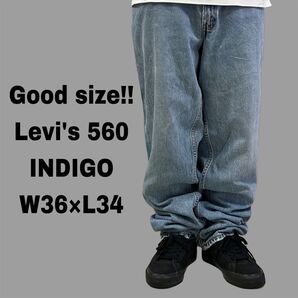 Levi's リーバイス 560 ジーンズ デニムパンツ インディゴ W36