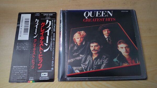 グレイテストヒッツ/クイーン 国内 旧規格盤 帯付き QUEEN