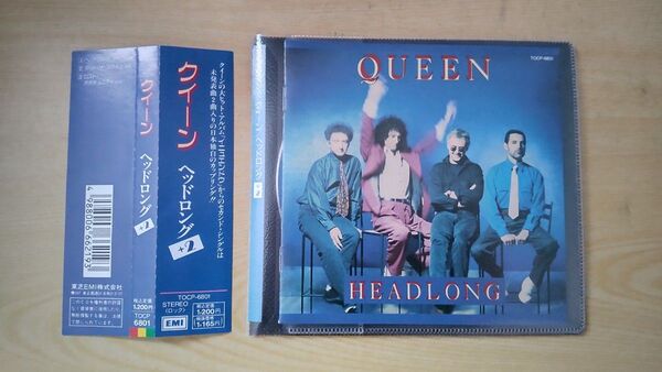 ヘッドロング+2/クイーン QUEEN 国内 旧規格盤 帯付