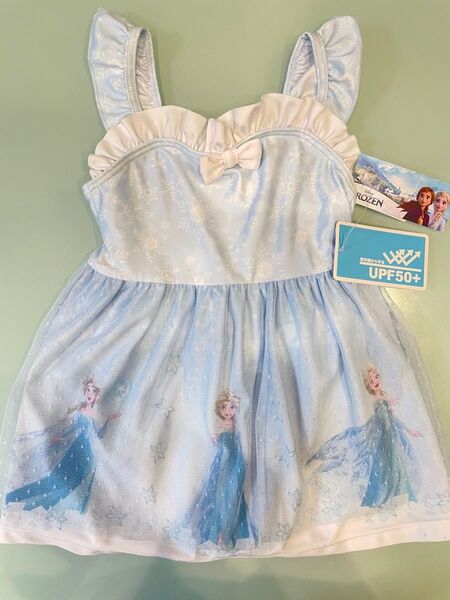 アナと雪の女王 エルサ 水着 新品 110 ワンピース