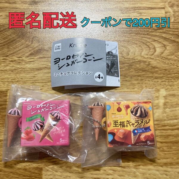 《新品》ヨーロピアンシュガーコーン ミニチュアコレクション 2種セット