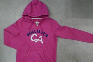 [ old clothes LADY'S HOLLISTER SURFCALIFORNIA sweat pink L] Hollister Surf California American Casual pull over . hand 3312