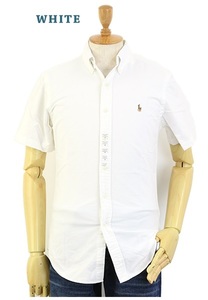  новый товар outlet 16592 M размер короткий рукав oks рубашка polo ralph lauren Polo Ralph Lauren белый 