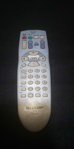 SHARP テレビ用リモコン中古 GA140SA 