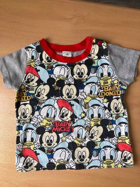 半袖Tシャツ Tシャツ こども服 ディズニー ミッキー ドナルド 80