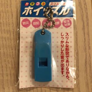 ブルー 防犯 ホイッスル フエ カラフルホイッスル 防災 安全対策 笛 青