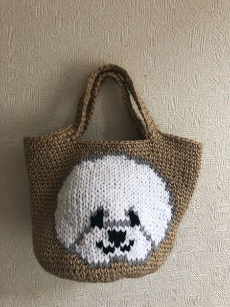 麻紐バッグ ハンドメイド