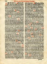 1572年 カトリックミサ典書 木版 ヴェネツィア刊 2枚 4_画像2