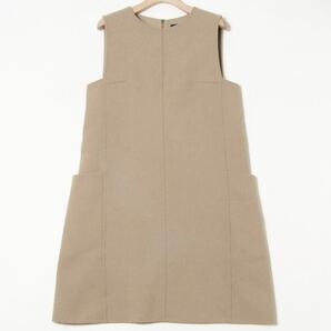 価格5万円程●ADORE ダブルフェイス ジャンパースカート 膝丈 S相当