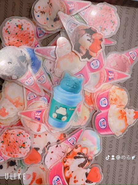 31アイス コーンアイス 7cm 100g アクリルパーツ