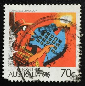オーストラリア切手★電卓(科学技術)1988年