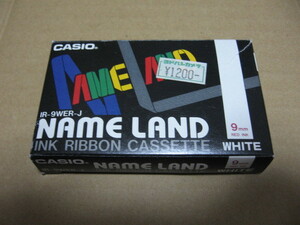 CASIO カシオ ネームランド テープ 9mm IR-9WER-J (新型番 XR-9WER) (MADE IN JAPAN)