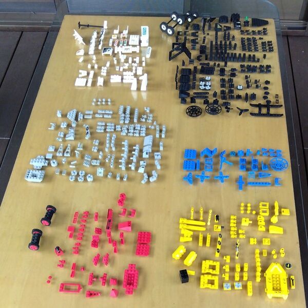 LEGOブロック(7)レアパーツ 特殊パーツ 役物パーツ 6color まとめ売りです!