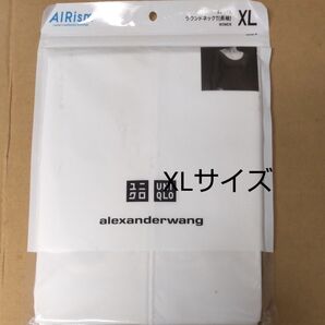ユニクロ エアリズム 長袖Tシャツ レディースXLサイズ、ホワイト、アレキサンダーワンコラボ品
