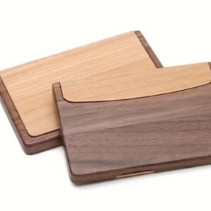 ウッド名刺ケース オーダーメイド刻印 名前刻印 ロゴ刻印 オリジナル名刺ケース