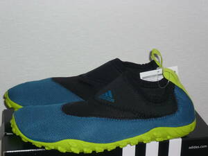 1**** prompt decision new goods adidas/ Adidas aqua shoes KUROBE blue green / black / fluorescence green US11.0/29.5cm