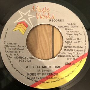 送料無料★レア 大人気 ヴォーカルチューン!! A LITTLE MORE TIME / ROBERT FRENCH★