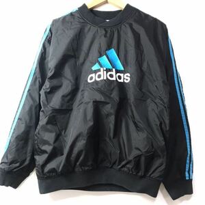 # for children? Adidas nylon Crew jacket sweat sweatshirt black Logo . Kids? adidas 3ps.@ line #