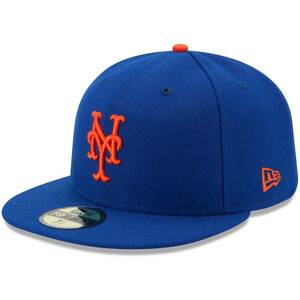 USA正規品 「7.1/2」 新品 Newera ニューエラ 59FIFTY オーセンティック 公式モデル NY ニューヨーク METS メッツ 青 GAME メジャー MLB