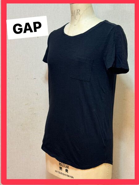 GAP Tシャツ カットソー トップス 黒 サイズS フォロー割あり 半袖