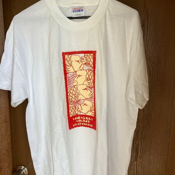 うみのなかま石垣島Tシャツ 魚Tシャツ Hanes M