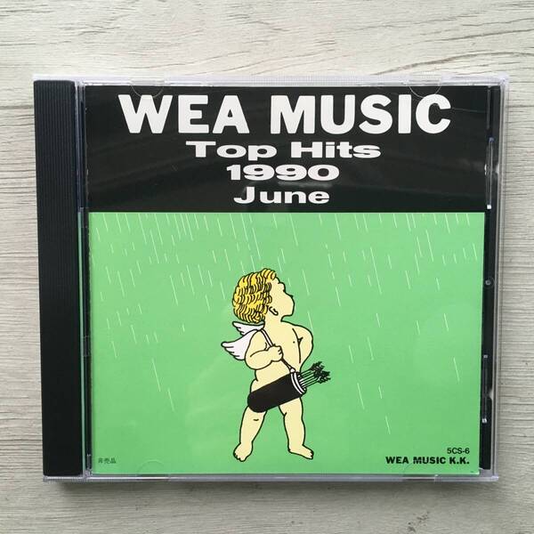PROMO WEA TOP HITS JUNE 90 INDECENT OBSESSION THE PRETENDERS PHIL COLLINS DIANA ROSS BOBBY BROWN DICK LEE