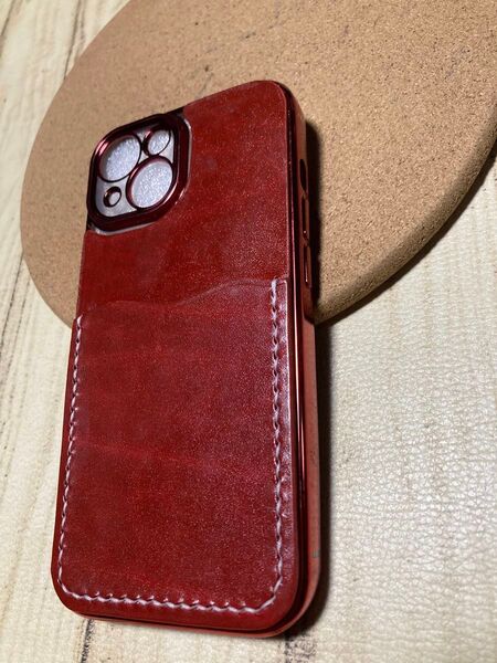 iPhone15 スマホケース ハンドメイド ベルギー産 ルガト
