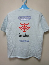 レア！稲葉浩志 SUMMER SONIC 2004 Ｔシャツ（B'zサマーソニックサマソ限定Ｔシャツ入手困難）_画像1