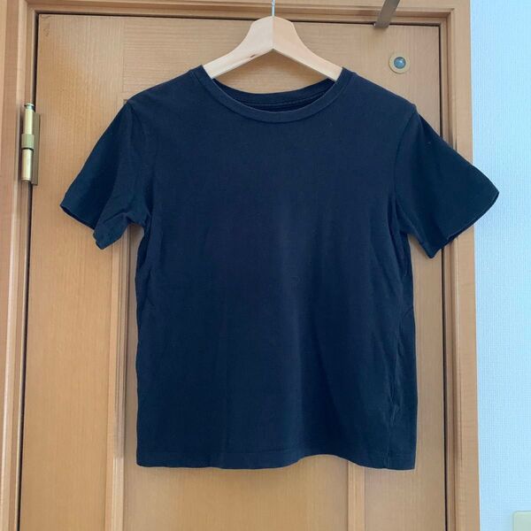 半袖 シンプル ブラック Tシャツ GU