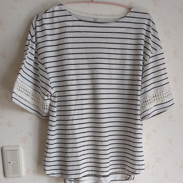 半袖 Tシャツ カットソー ボーダー柄