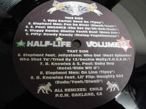 V.A./HALF LIFE VOLUME 8●LP　VYBZ KARTEL. ELEPHANT MAN. SLUGGY RANKS. 他