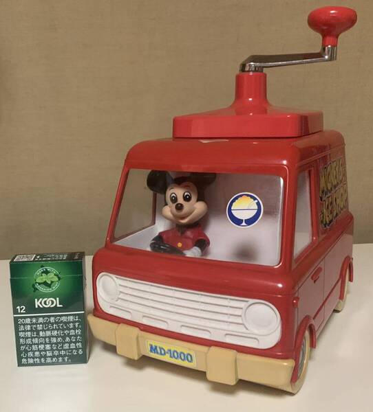 ディズニー・ミッキーズアイスショップ・ボビンヘッド首振り【当時物・コレクション保管品・現状現品渡し・版権付き昭和時代