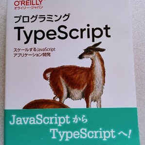 プログラミング TypeScript スケールする JavaScript アプリケーション開発 2020年3月13日初版第1刷オライリー・ジャパン発行
