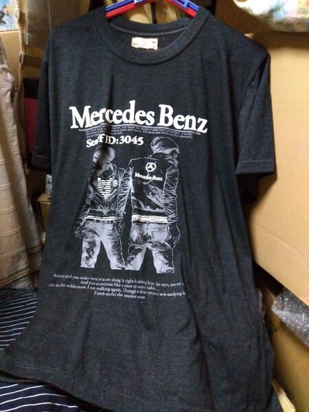 Tシャツ メルセデス紺 Q レプリカ made in korea