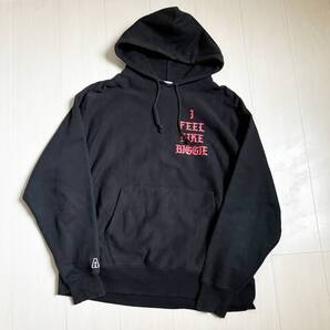 レア コラボ Champion チャンピオン FOR THE HOMIES フォーザホーミーズ パーカー プリント リバースウィーブ プルオーバー L 三色タグ △7