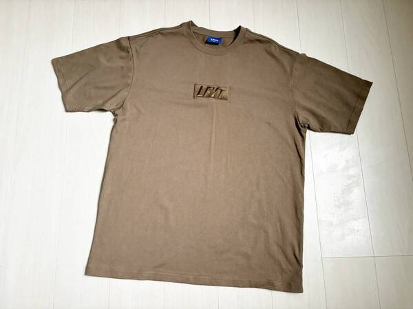美品 LFYT エルエフワイティー TONAL LFYT BOX LOGO TEE LS230102 トーナル ボックス ロゴ Tシャツ 半袖 コットン XXL ブラウン 茶 △7
