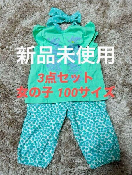 女の子 3点セット 100サイズ 新品未使用タグ付き