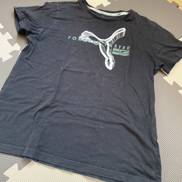 PUMA 半袖Tシャツ 半袖 黒 160センチ キッズ