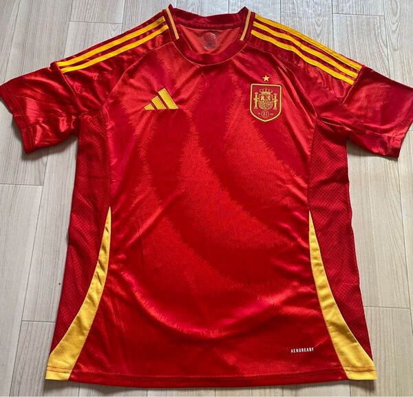 スペイン代表 ホームユニフォーム 2024モデル ユニフォーム adidas サッカー アディダス レプリカユニフォーム