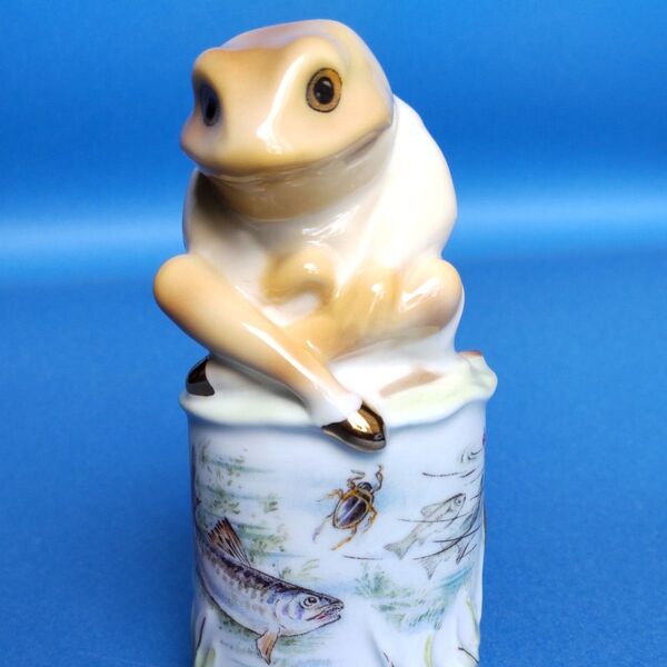 ジェレミー フィッシャー ろうそく消し 置物 カエル ロイヤル ウースター ROYAL Worcester 500個限定品